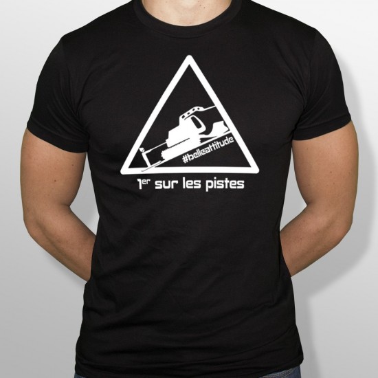 Tshirt ski PREMIER SUR LES PISTES homme