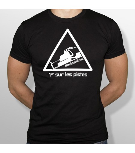 Tshirt ski PREMIER SUR LES PISTES homme