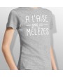 Tshirt ski À L'AISE DANS LES MÉLÈZES enfant