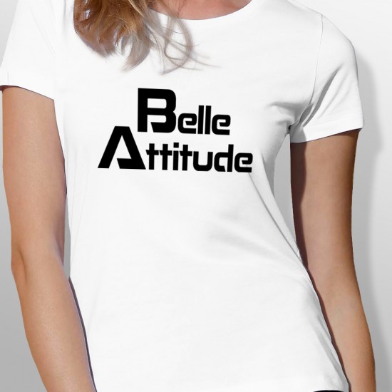 Tshirt ski BELLE ATTITUDE BLACK femme