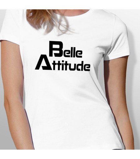 Tshirt ski BELLE ATTITUDE BLACK femme