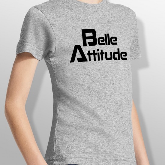 Tshirt ski BELLE ATTITUDE BLACK enfant