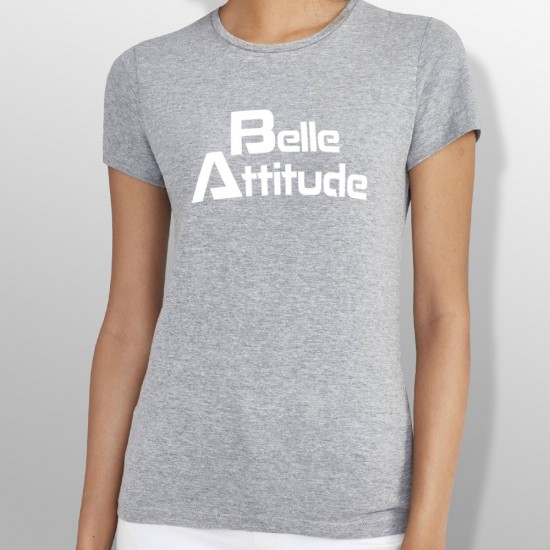 Tshirt ski BELLE ATTITUDE WHITE femme