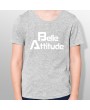 Tshirt ski BELLE ATTITUDE WHITE enfant