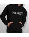 Sweat Capuche ski C'EST BON ÇA homme