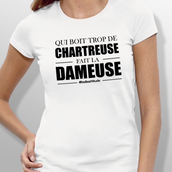 Tshirt ski CHARTREUSE femme