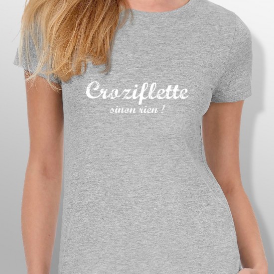 Tshirt ski CROZIFLETTE femme