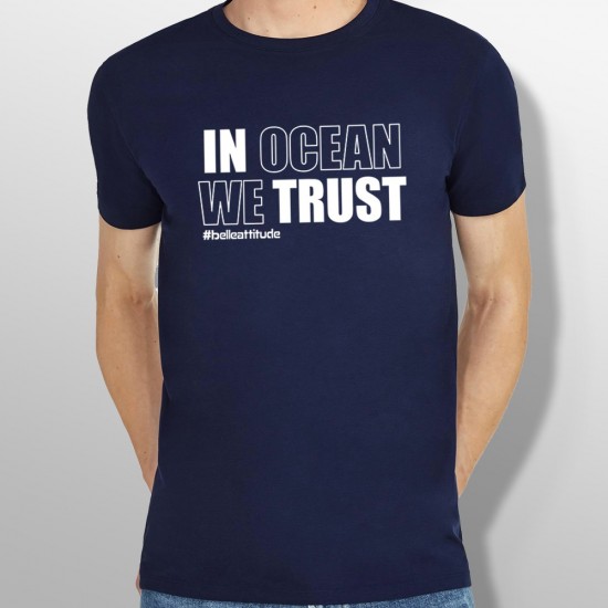 Tshirt IN OCEAN WE TRUST homme