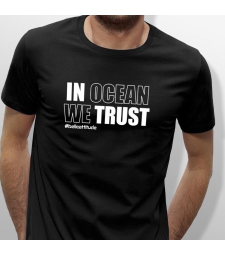 Tshirt IN OCEAN WE TRUST homme