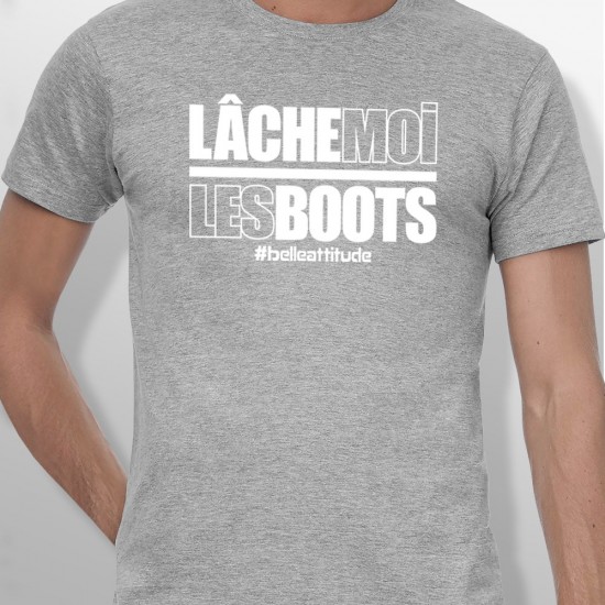 Tshirt ski LÂCHE-MOI LES BOOTS homme