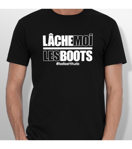 Tshirt ski LÂCHE-MOI LES BOOTS homme