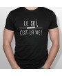 Tshirt ski LE SKI C'EST LA VIE homme