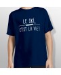 Tshirt ski LE SKI C'EST LA VIE enfant