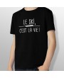 Tshirt ski LE SKI C'EST LA VIE enfant