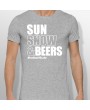 Tshirt SUN SNOW AND BEERS homme
