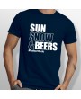 Tshirt SUN SNOW AND BEERS homme
