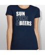 Tshirt SUN WIND AND BEERS femme