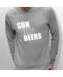 Sweat SUN WIND AND BEERS homme