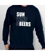 Sweat SUN WIND AND BEERS homme