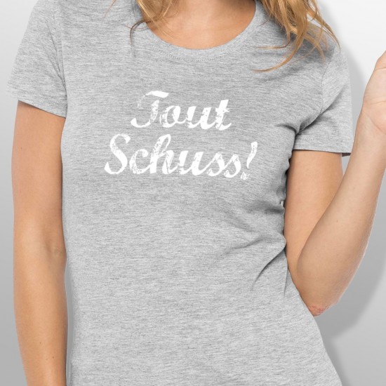 Tshirt ski TOUT SCHUSS femme