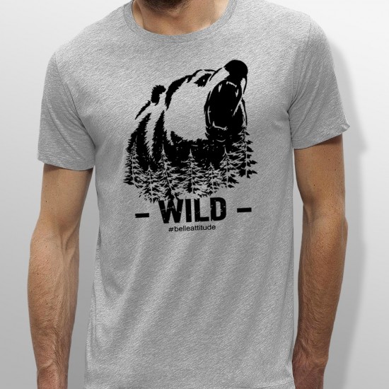 Tshirt ski WILD homme