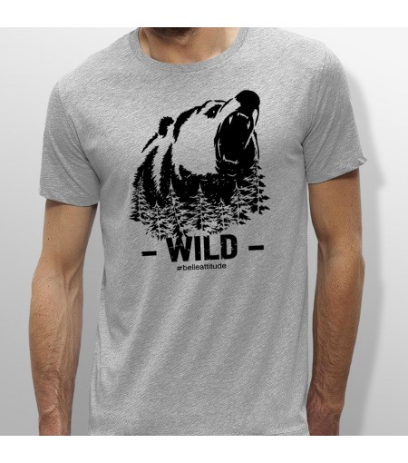 Tshirt ski WILD homme