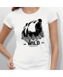 Tshirt ski WILD femme